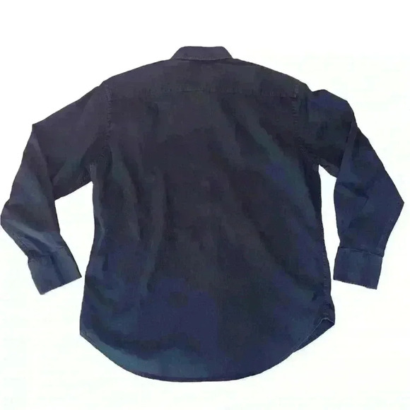 Robert Graham All Black w/ pattern & Crown Emboridered Tag Long Sleeve Size XL - Picture 10 of 13